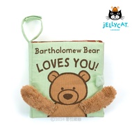 Jellycat感官布書尾巴書/ Bartholomew Bear Loves You Book熊熊愛你