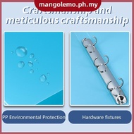[MANGO] 1PCS A4 Perforated Folder Candy-Colored Transparent O-shaped 2-hole, 3-hole, 4-hole Waterpro
