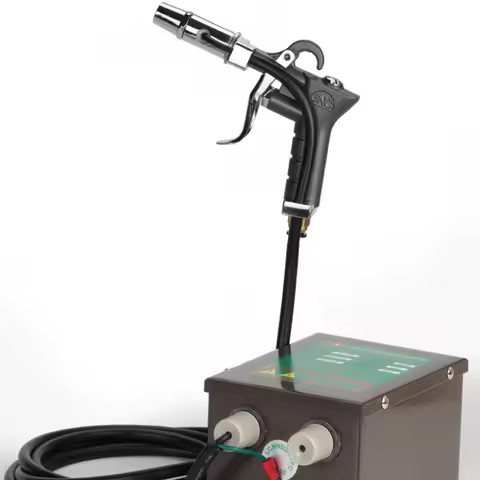 Ion air gun static removal Industrial adjustable air pressure air gun static removal eliminator