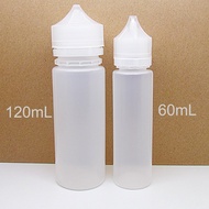 120mL LDPE Unicorn Plastic Thin Tip Dropper Bottles 4oz Free Mini Funnel (12 Pack) VZNA