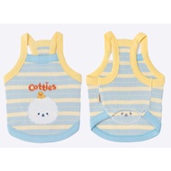 Pet Apparel Summer Striped Tank Top (Sea Salt Cheese) | Cotties & Co
