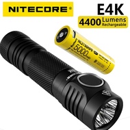 NITECORE E4K 4400 Lumens 4 x CLEE ไฟฉาย 5000mAh Li-Ionแบตเตอรี่