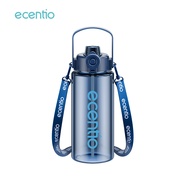 ecentio botol minum 1 liter anti tumpah water bottle Bpa free dengan portable tail