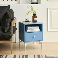 Children Pink Modern Minimalist Shelf Solid Wood Storage Cabinet Bedside Cabinet Dopamine Furniture 