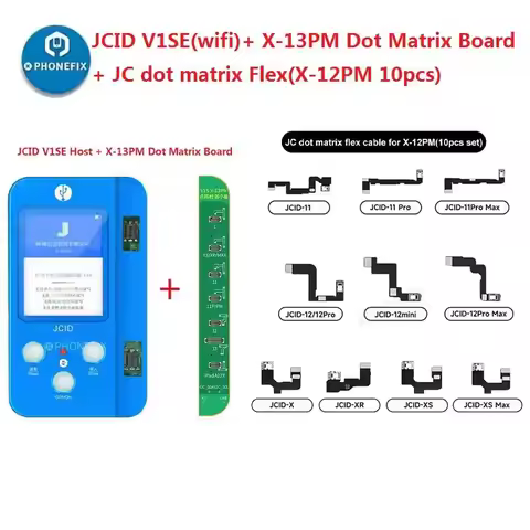 JCID V1SE Phone Reading Programmer JC Non-removal Face ID Repair FPC Flex Cable for Original Color D