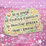 Vinyl Sticker - Beabadoobee | Into The Garden Studios