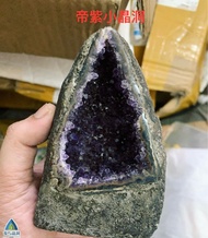 [🥇金型小晶洞]🚛送順豐～🕳️7×11×6㎝天然金型帝王紫晶洞風水擺設擺件(招財鎮宅新年必備風水開運轉運)J-0712