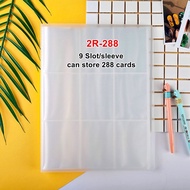 Korea INS 288 Pockets 9 Slots Photocard Album 2R (HIGH QUALITY) Instax Trading Card Binder BTS BLACK