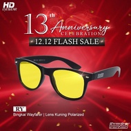 IBNUSINA EYEWEAR HD New Sunglasses Cermin Mata Ibnusina Polarized Women Men Spek Ray Grey Size 52mm