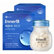 CJ InnerB Aqua Rich Hyaluronic Acid Supplement, 56caps, 2pcs / Korean Supplement / Skin Moisture / K