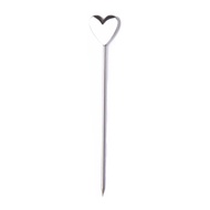 Stainless Steel Cocktail Pick Heart Shape Tip