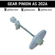 Sparepart Gear pinion AS konektor ke dinamo mesin jahit mini portable