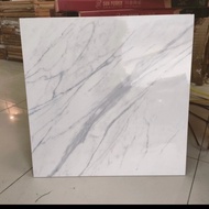 Granit lantai 60x60 motif carara marble