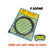 Yamaha L2g L2 super yb100 dt100 L2sn clutch lining 4 pieces