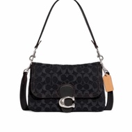 Coach 女士 Soft Tabby 標誌性牛仔單肩包均碼碼26cm*9cm*16.5cm