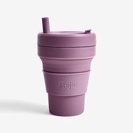 Stojo｜折疊伸縮杯 16oz - 李子紫