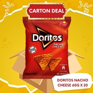 [Carton Deal] Doritos Nacho Cheese Chips 65g x20