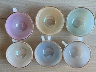 Arcopal Vintage 糖果包6杯6碟Fireking