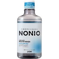 Lion NONIO 漱口水 透明香草薄荷 600ml 漱口水 [醫藥部外品]