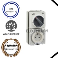DLX 56C313 13A 3PIN WATERPROOF SWITCH SOCKET IP66 WEATHERPROOF SOCKET