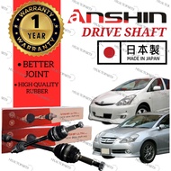 (1 YEAR WARRANTY) ANSHIN ULTRA JAPAN HEAVY DUTY DRIVE SHAFT TOYOTA WISH ANE10 ANE11 CALDINA AZT241 2