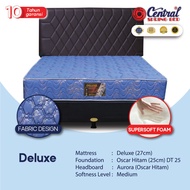 Central Deluxe Standard 120 x 200 Cm Spring Bed Full Set
