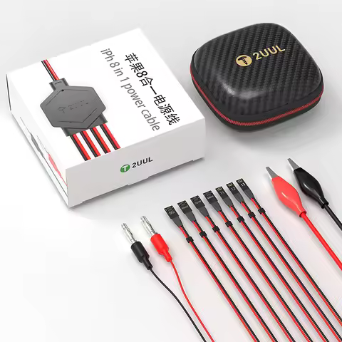 2UUL Ultra Soft Power Line For iPhone 14 13 Pro MAX 13 Mini 12 11 11Pro 7 8 8P X XS Max DC Power Sup