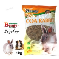 Bengy Coa Rabbit Food 1kg (Rabbit food / Guinea Pig Food / Small Animal Food) Makanan Arnab Pellet Ramgy Adult