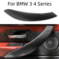 2Pcs Car Interior Car Door Handle Outer Cover Trim Decorations For BMW 3 4 Series Accessories Inter