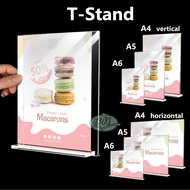 [Pos Fast] Menu Display Stand A6 A5 A4/ Menu Paparan/ Card Stand/ Picture Frame| For Display Menu/QR