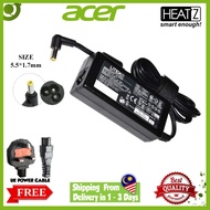ACER 19V 2.15A 40W 5.5*1.7MM LAPTOP ADAPTER CHARGER +FreeCable D257 D260 D270 E100 S191HQL S230HL S2