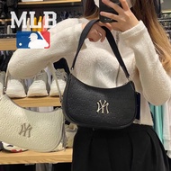 จัดส่งจากกรุงเทพ❥แท้ MLB bag NY handbag PU กระเป๋าสะพายไหล่ Underarm bag กระเป๋า Ny MONOGRAM EMBOSSE
