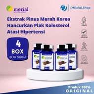 Merial Red Pine Korea Bundling - Isi 30 Kapsul Atasi Kolesterol