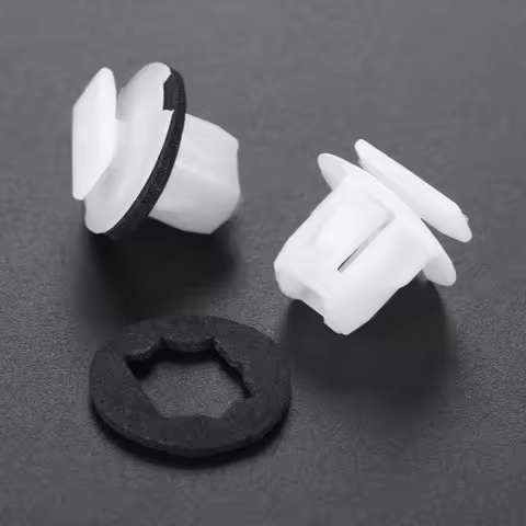 20Pcs Plastic Auto Rivets Clips 9mm Hole Car Wheel Arch Surround Trim Clips for Nissan Juke&X-Trail 