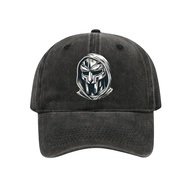 MF Doom Mask Printed Pattern Washed Retro Baseball Hat -100% Cotton Breathable and Comfortable Adjus