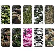 Redmi Note 11 11S PRO 4G 5G K20 K30 K30i Zoom camouflage Soft black TPU phone case