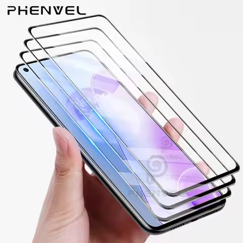 3pc Screen Protector For Oneplus 9R Full Cover Tempered Glass For Oneplus 9 8T 7T 6T 7 9 9RT 5G Prot