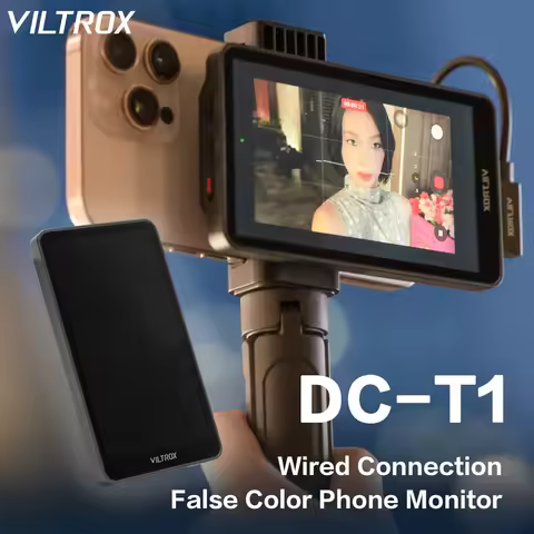 Viltrox DC-T1 5inch 400nits Touch Magnetic Phone Monitor False Color for iPhone Android Vlog Live Sh