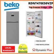 BEKO RDNT470E50VZP 2 DR FRIDGE 470L