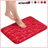 ORIENTLIIY 40*60cm Bath Mat Feet Pad Pebbles Floor Bathtub Doormat