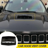 HUAIHAO 1Pc Universal Carbon Fiber Car Air Flow Intake Hood Scoop Bonnet Vent Cover Decorative Stick