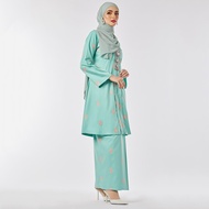 Baju Kebaya Moden Embroidered with Buttons Muslimah Baju Nikah Tunang/Bridesmaid Cantik Perempuan Se