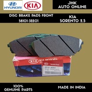58101-3EE01 DISC BRAKE PADS FRONT KIA SORENTO 2.5 100% NEW GENUINE PARTS MADE IN KOREA