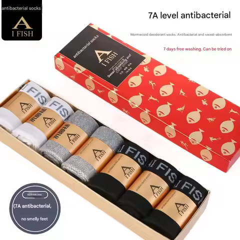 One Fish Sports Socks Antibacterial Socks 7a Antibacterial Aromatherapy Wormwood Mesh Sport Breathab