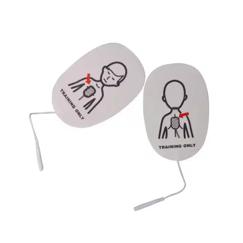 1 Pair AED Training Electrode Patch For Children Self Adhesive Pad AED Trainer First Aid Training Re