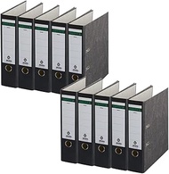 Centra Standard Binder, Cloudy Marble, Pack of 10, Recycled Blue Angel, LGA Certificate, A4, 8 cm Wi