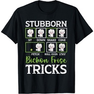 Stubborn Bichon Frise Tricks Bichon Frise Owner Dog Lover Gift T-Shirt