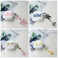 flower Cover For Redmi Buds 6 Play Case with keychian Silicone earphones case Redmi Buds 6Play