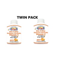 21st Century One A Day Vitamin C 125mg Vegetarian Gummies 90s x 2 - Twin Pack