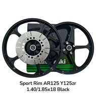 Y125ZR Y15ZR Y16ZR LC135 FI V8 AR125 SPORT RIM Y125Z Y15 Y16 CUSTOM RIM 18 INCH SIAP DISC 260mm 4 LU